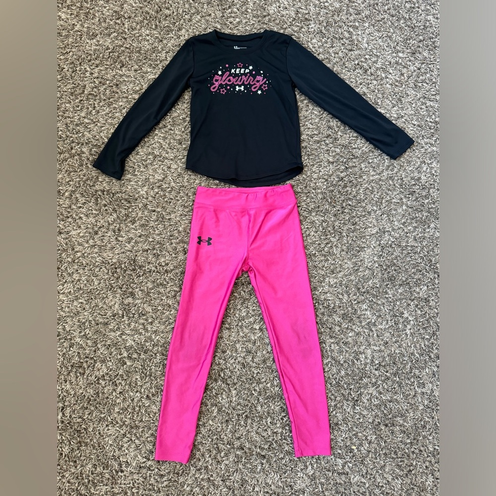 Girls Under Armour outfit size 6